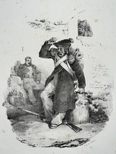 Enfonce Troupier LITHOGRAPHIE