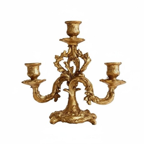 Bougeoir baroque doré - baroque,