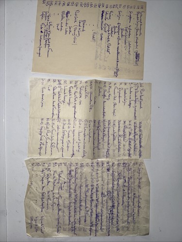 Document vintage ancien