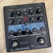 TC Electronic NM-1 NOVA MODULATOR Guitare Multi Effets Pédale Puissance 12V 3...