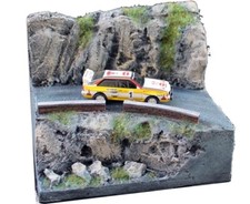 Ninive 2ZD Diorama Modèle Rally De Montecarlo En Résine pour Modellbau 1:87