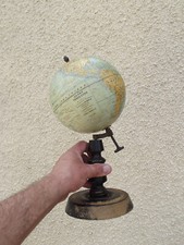 Globe terrestre Mappe monde J. FOREST ancien Napoléon III