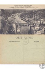 Carte postale ancienne Dinan vue générale sur la Rance