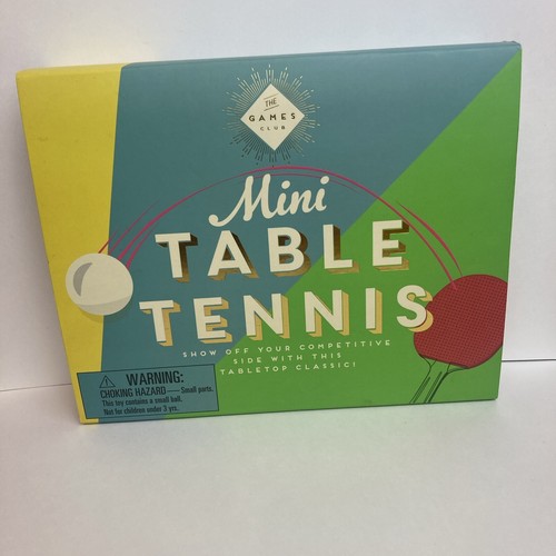 Mini table tennis game - tennis, in