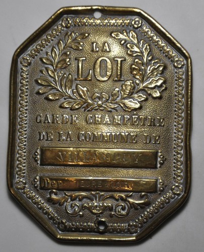 Plaque métier villampuy - plaque,