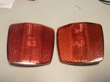 2 vintage raleigh peugeot touring Bike Brite Eyes catadioptre velo