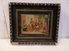 Rare Miroir-Tableau triptyque