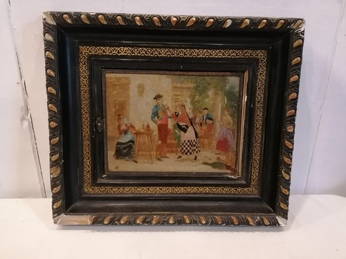 Rare miroir tableau triptyque - miroir-tableau,