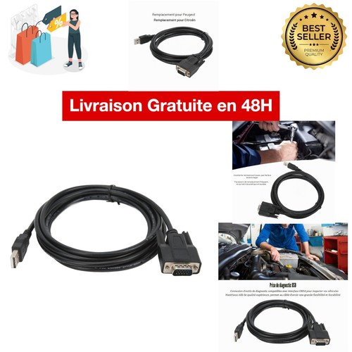 Câble diagnostic usb obd2 - diagnostic,