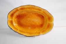Ancien plat ovale poterie