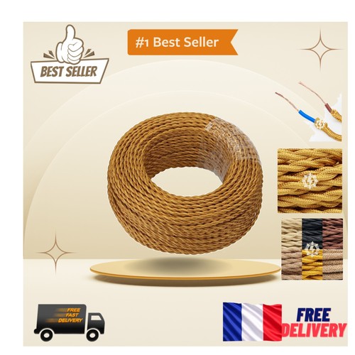 Câble électrique textile - câble,