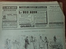BEC AUER publicité papier ILLUSTRATION 1895
