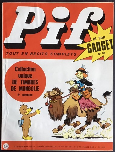 Pif gadget vaillant - gadget, (vaillant