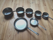 Série de casseroles en cuivre