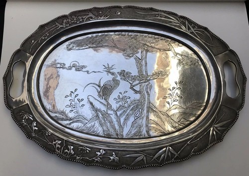 Magnifique grand plat - grand, en
