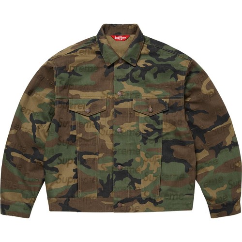 Supreme jacquard logos denim - jacquard,