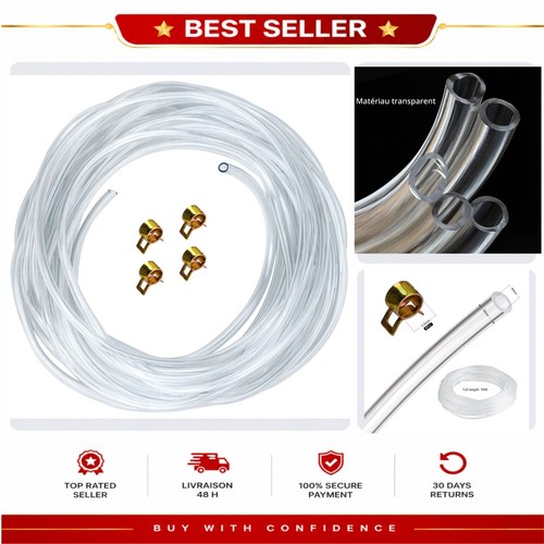 Tuyau pvc transparent 4 - transparent, 10