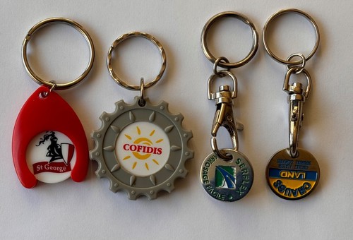 Lot porte clé jeton - clé,