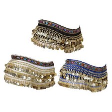 Chaîne de taille d'écharpe de hanche de danse du ventre pour la boîte de