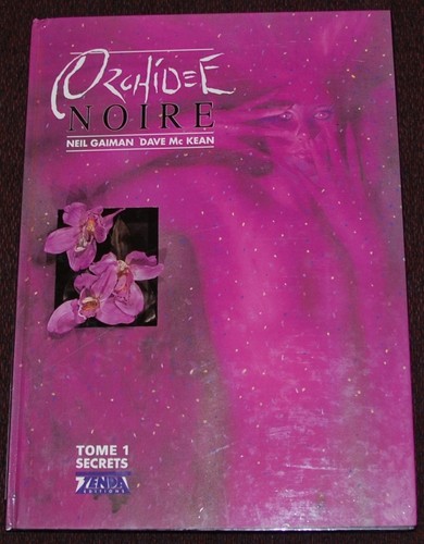 Orchidée noire - l'orchidée, /