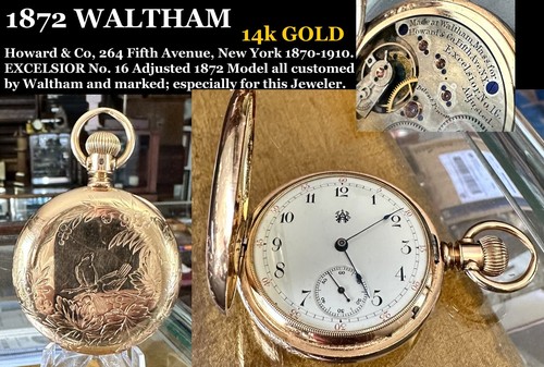 Waltham 1872 montre - waltham,