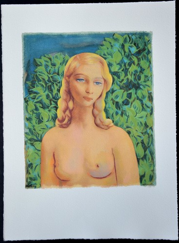 Lithographie moïse kisling - moïse,