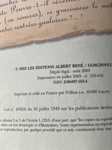 Asterix la rentrée - bd,