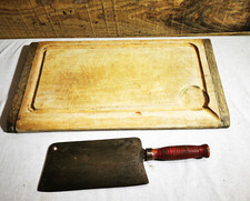 ANCIENNE PLANCHE A DECOUPER EN