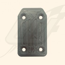 NEUF Skid Plate protezione telaio posteriore Team Associated RC8B4 (3D) nero