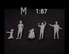 HO 1/87 set x5 figurine