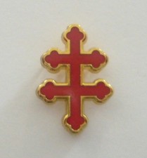 CROIX DE LORRAINE "FRANCE LIBRE" (Badge émail / Pins)