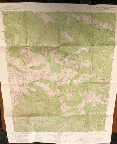 1955 usgs mount san antonio - san,