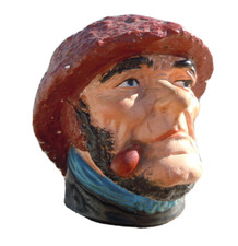 Statue plâtre polychrome
