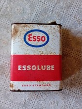 ancien bidon huile ESSO 