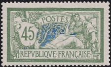 France Timbre année 1906 N°