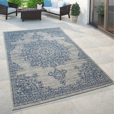 Tapis Extérieur Bleu Beige