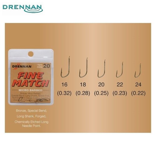 Hameçon drennan fine - drennan, match