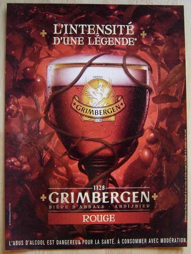 Publicité papier bière - papier,