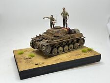 1/35  Diorama Afrika korps  DAK Panzer II  WW2 . Pro painted, Pro Built