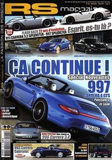 RS MAGAZINE 120 PORSCHE 997 CARRERA 4 GTS 911 997 SPEEDSTER 993 CABRIO 914/6 GT
