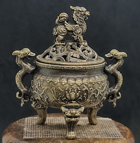 Petit brûleur encens - petit, bronze