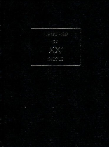 Mémoires xxe siècle - mémoires,