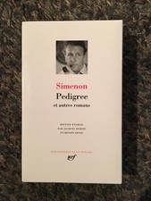 RARE PLEIADE - SIMENON: PEDIGREE ET AUTRES ROMANS - 2009 GALLIMARD NEUF