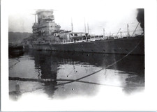 France, sabordage de Toulon, le Strasbourg Vintage silver print  Tirage argent