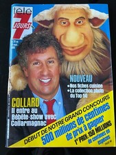 Télé 7 Jours 20/09/1986; S. Collaro/ Romy Schneider/ Images/ M. Cotta/ Dombasle