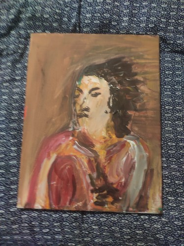 Ancien tableau huile sur - tableau,