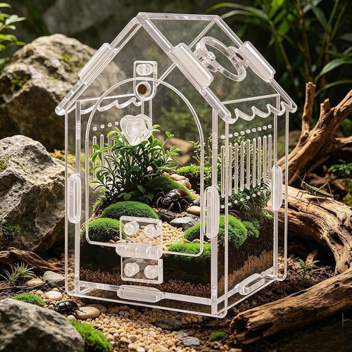 Petit terrarium portable pour