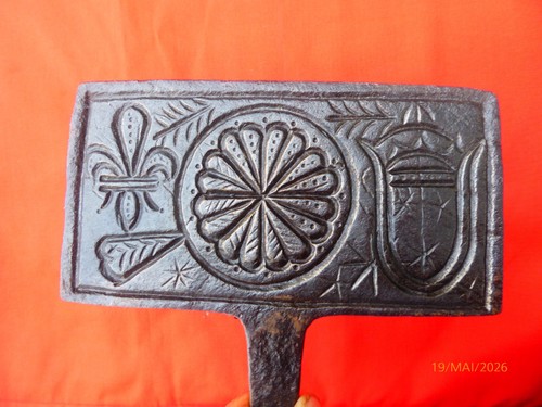 Ancien moule gaufre - ancien, à