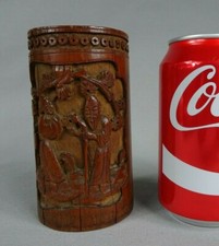 ancien pot à pinceaux en