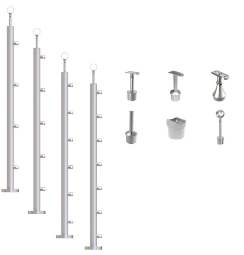 Poteau sol balustrade - poteau,
